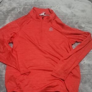 Reebok Men's Zip-Up Sweater in Vibrant Red